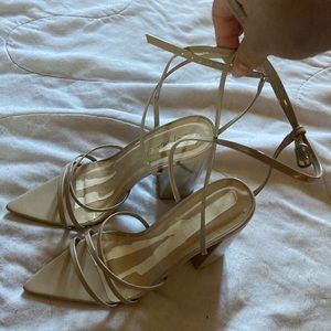 Nasty gal cream colored heels